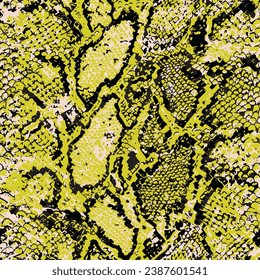 patrón de textura de piel de serpiente de fondo sin inconvenientes 