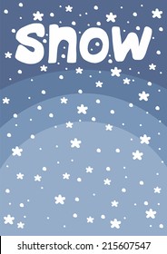 background snow