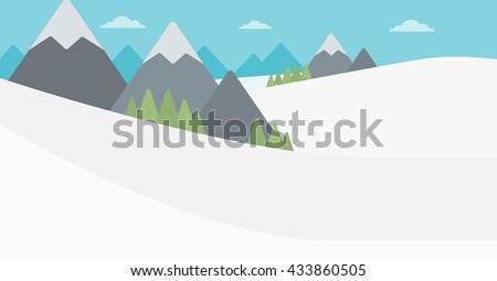 Similar – Image, Stock Photo Winter alpine landscape in the Austrian alpine village