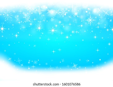 background with snow fall and greetings for christmas and New Year