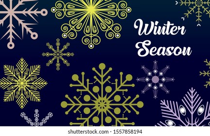 background snow flake for your design
