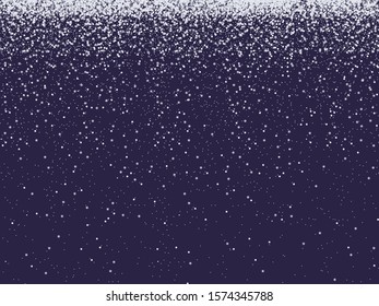 Background with snow. Snawfall. Vector illustration
