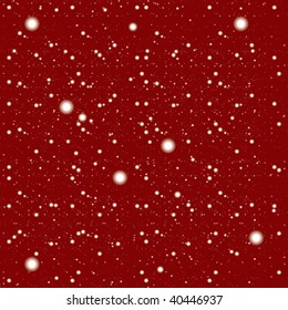 Background With Snow -Vector Art-