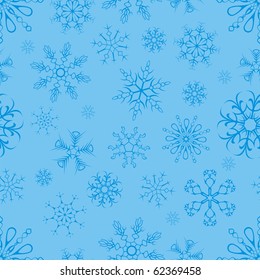 background snowflake blue