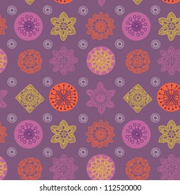 Background of snowflake designs