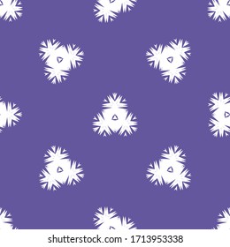 Background with snowflake in geometric style