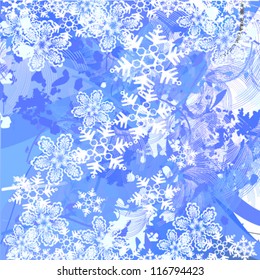 background with snowflakes