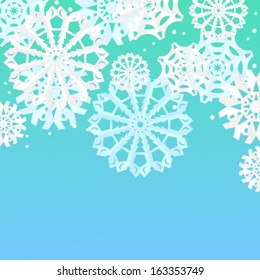 Background with snowflakes