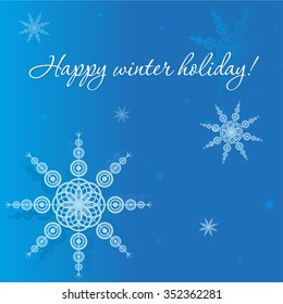 background with snowflakes