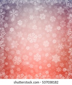 background with snowflakes