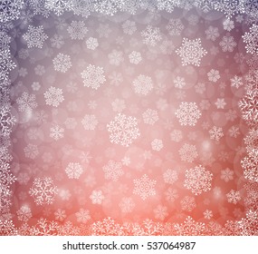 background with snowflakes