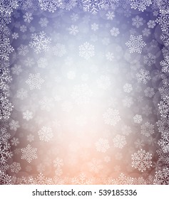 background with snowflakes