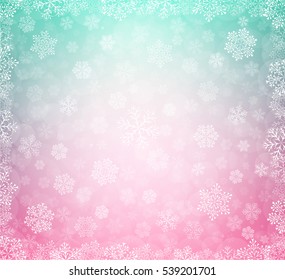 background with snowflakes