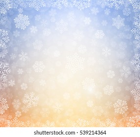 background with snowflakes