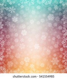 Background with snowflakes.