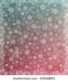 Background with snowflakes