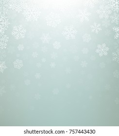 Background with snowflakes. 