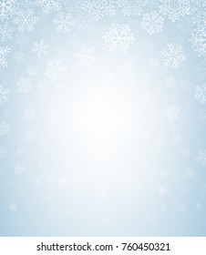 Background with snowflakes. 