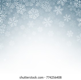 Background with snowflakes