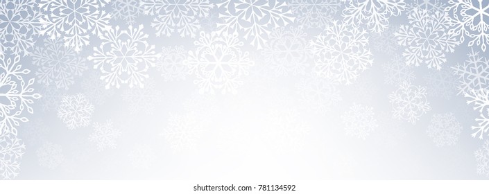 Background with snowflakes. 
