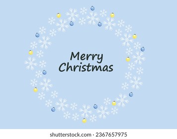 fondo con copos de nieve, tarjeta de Navidad