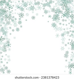 Background with snowflakes design for winter with text space place. Snowflakes background. Vector illustration.