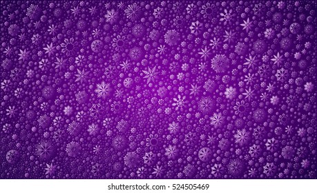 Background with snowflakes. Vector Illustration.