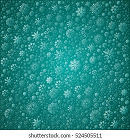 Background with snowflakes. Vector Illustration.