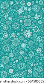 Background with snowflakes. Vector Illustration.