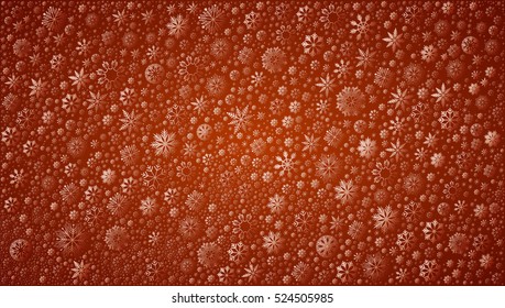 Background with snowflakes. Vector Illustration.
