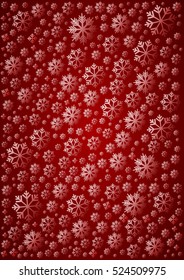 Background with snowflakes. Vector Illustration.
