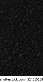 Background with snowflakes. Vector Illustration.