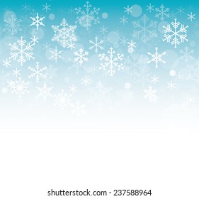background of snowflakes winter illustration