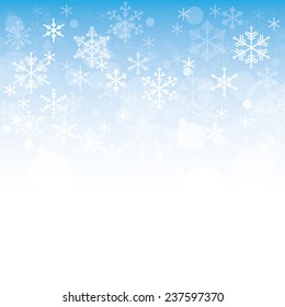 background of snowflakes winter illustration