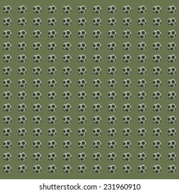 Background with soccer balls.