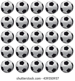 Background of soccer balls