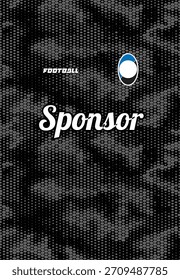 FUNDO PARA EQUIPE UNIFORME DE CAMISA DE FUTEBOL PRONTO PARA IMPRIMIR COM PADRÃO ESPORTIVO