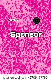FUNDO PARA EQUIPE UNIFORME DE CAMISA DE FUTEBOL PRONTO PARA IMPRIMIR COM PADRÃO ESPORTIVO