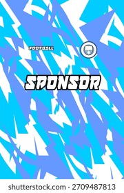 BACKGROUND FOR SOCCER JERSEY UNIFORM TEAM READY TO PRINT WITH SPORT PATTERN