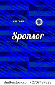 FONDO PARA EQUIPO UNIFORME DE JERSEY DE FÚTBOL LISTO PARA IMPRIMIR CON PATRÓN DEPORTIVO