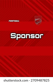 BACKGROUND FOR SOCCER JERSEY UNIFORM TEAM READY TO PRINT WITH SPORT PATTERN