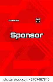 FUNDO PARA EQUIPE UNIFORME DE CAMISA DE FUTEBOL PRONTO PARA IMPRIMIR COM PADRÃO ESPORTIVO