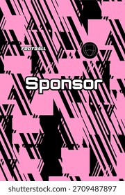 FUNDO PARA EQUIPE UNIFORME DE CAMISA DE FUTEBOL PRONTO PARA IMPRIMIR COM PADRÃO ESPORTIVO