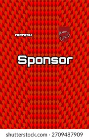 FUNDO PARA EQUIPE UNIFORME DE CAMISA DE FUTEBOL PRONTO PARA IMPRIMIR COM PADRÃO ESPORTIVO