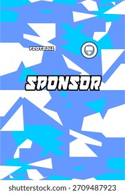 FUNDO PARA EQUIPE UNIFORME DE CAMISA DE FUTEBOL PRONTO PARA IMPRIMIR COM PADRÃO ESPORTIVO