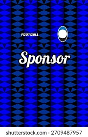FONDO PARA EQUIPO UNIFORME DE JERSEY DE FÚTBOL LISTO PARA IMPRIMIR CON PATRÓN DEPORTIVO