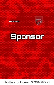 FUNDO PARA EQUIPE UNIFORME DE CAMISA DE FUTEBOL PRONTO PARA IMPRIMIR COM PADRÃO ESPORTIVO