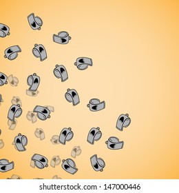 background soccer whistle