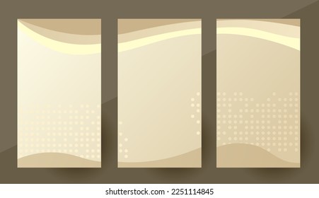 Background for social media carousel story banner. Abstract vector illustration for social media carousel post.