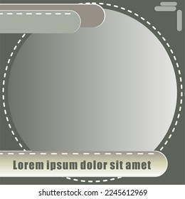 Background social media template with copy space area, for social media post needs.